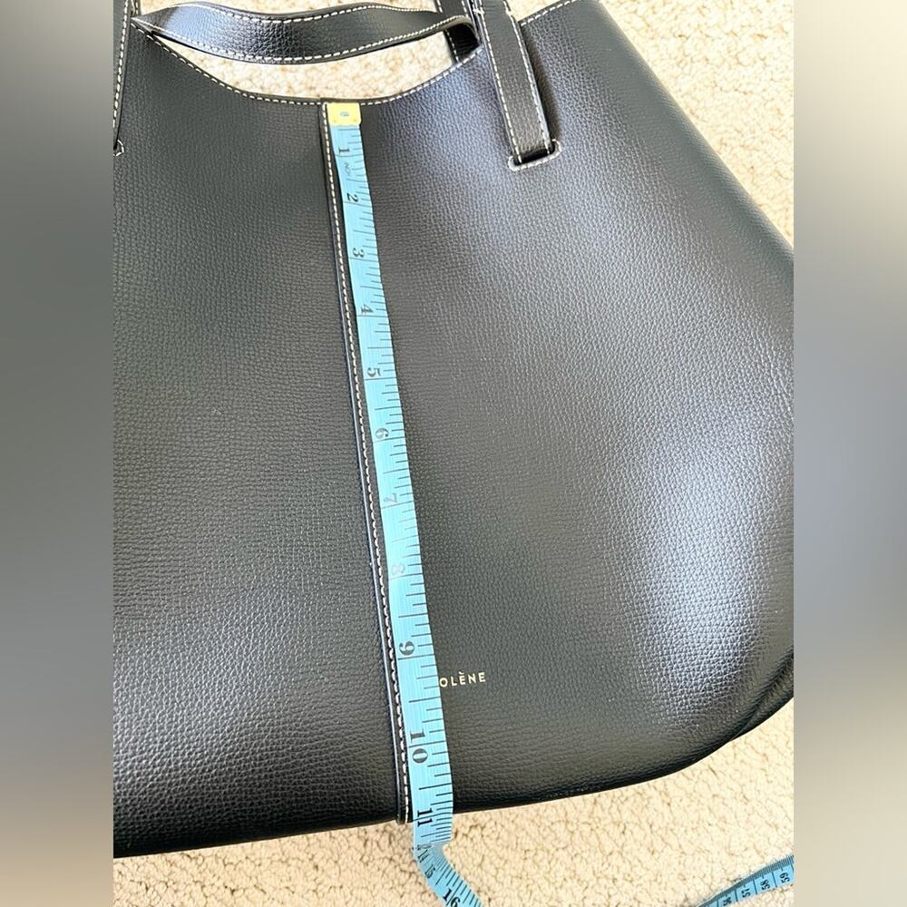 Polène Black Leather Tote Bag - Picture 14 of 14